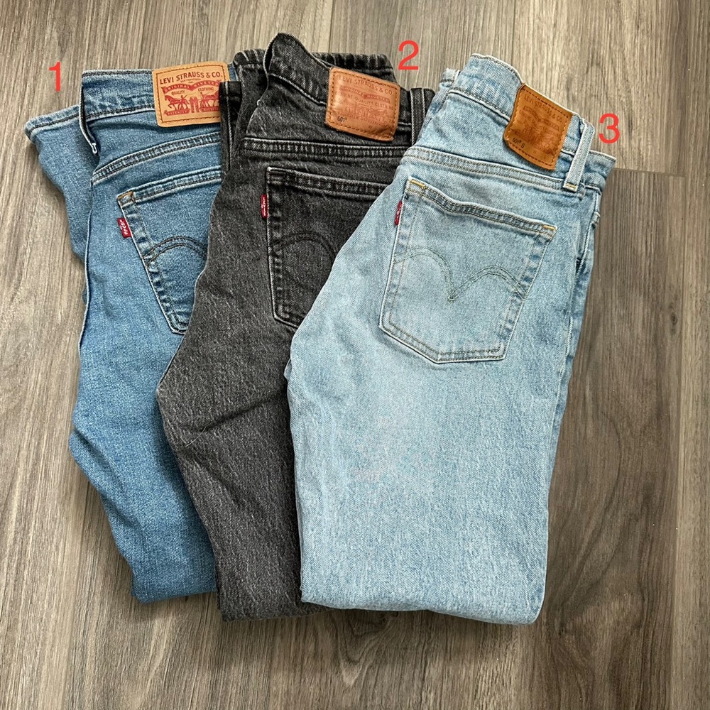 Levi’s Jeans - ALL W27 x L28 (Wedgie and 501)